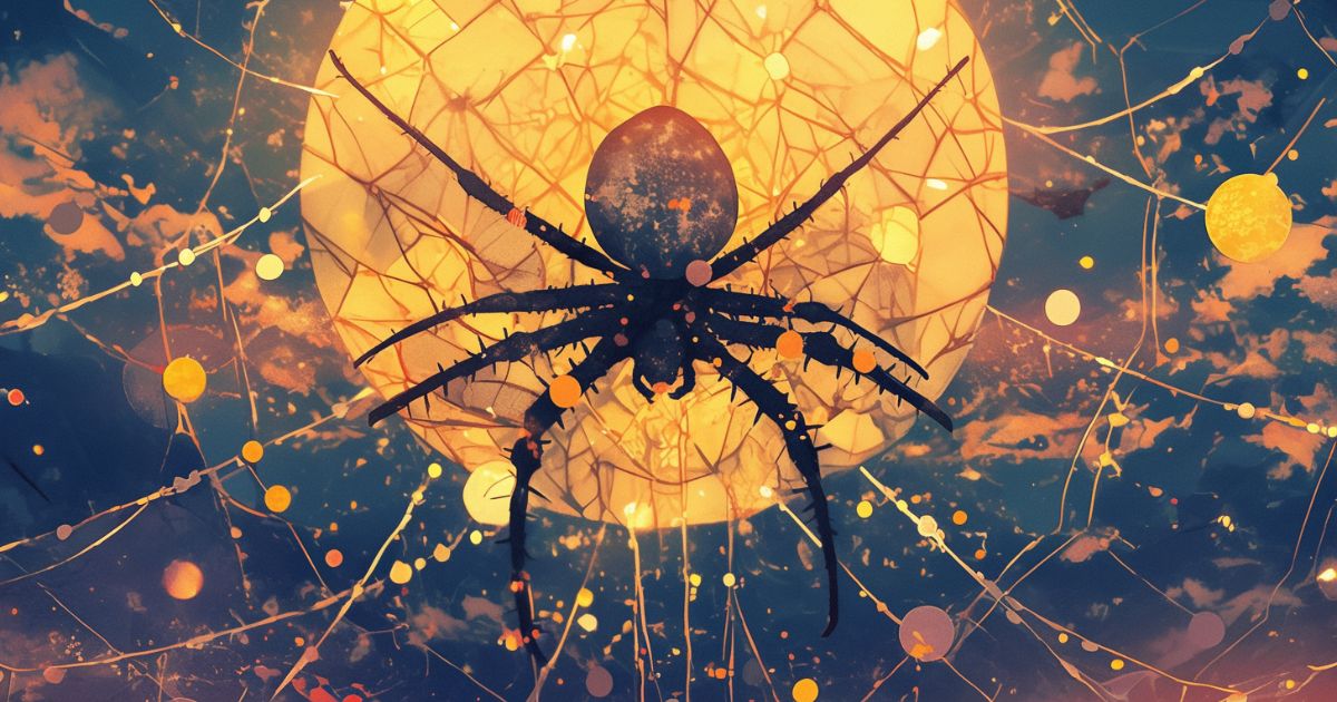 クモは幸運の象徴？スピリチュアルな意味と色・タイミング別の解釈