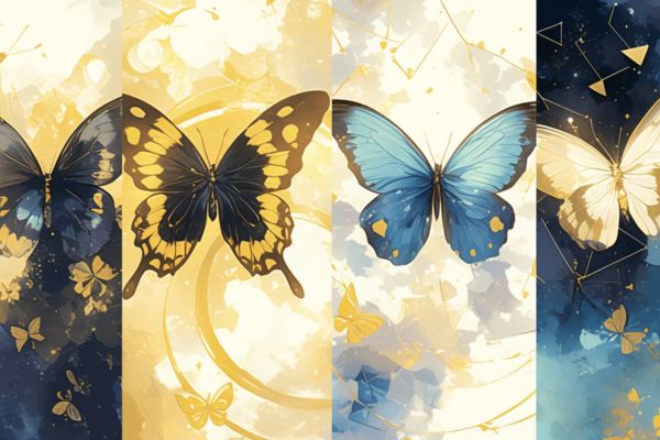 色・模様ごとの蝶のスピリチュアルメッセージ